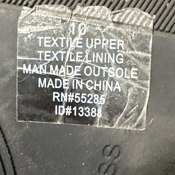 EXPRESS black knee high or slouch stretch fabric boots size 10 - Picture 6 of 6